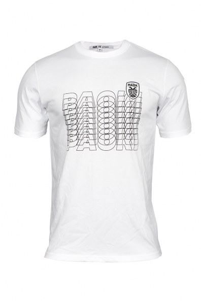 T-shirt ΠΑΟΚ Λευκό Paoki 011550