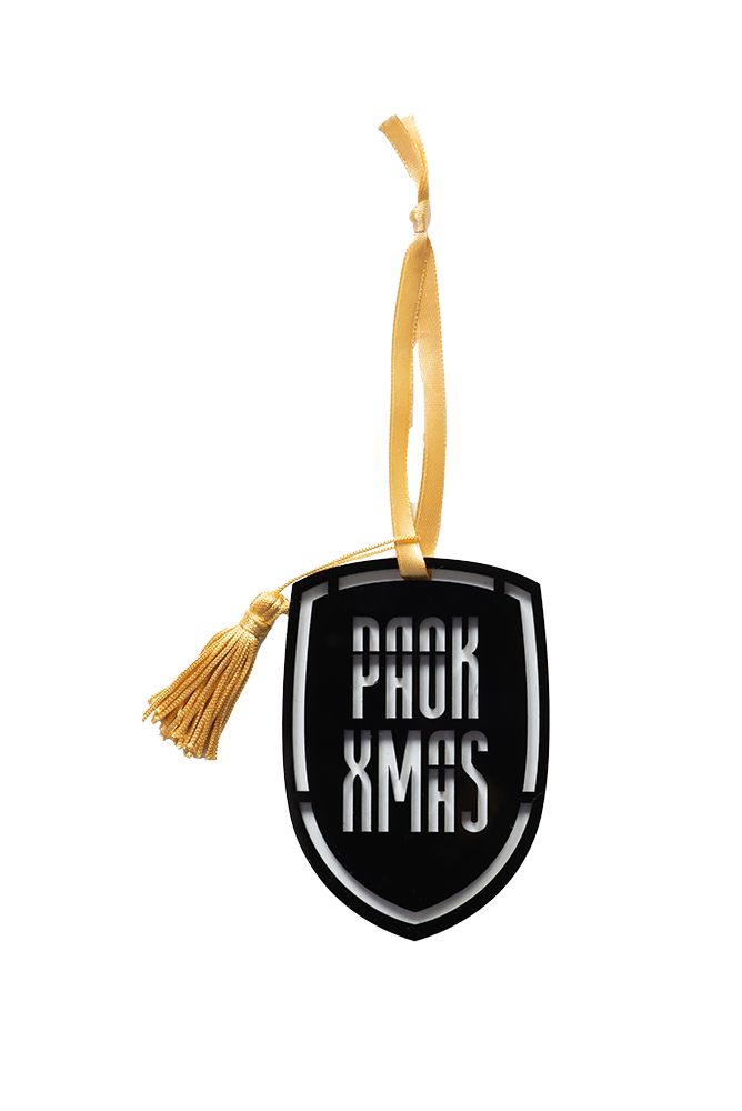 ΞΥΛΙΝΟ ΣΗΜΑ ΣΤΟΛΙΔΙ XMAS PAOK ΣΕ ΠΟΥΓΚΙ