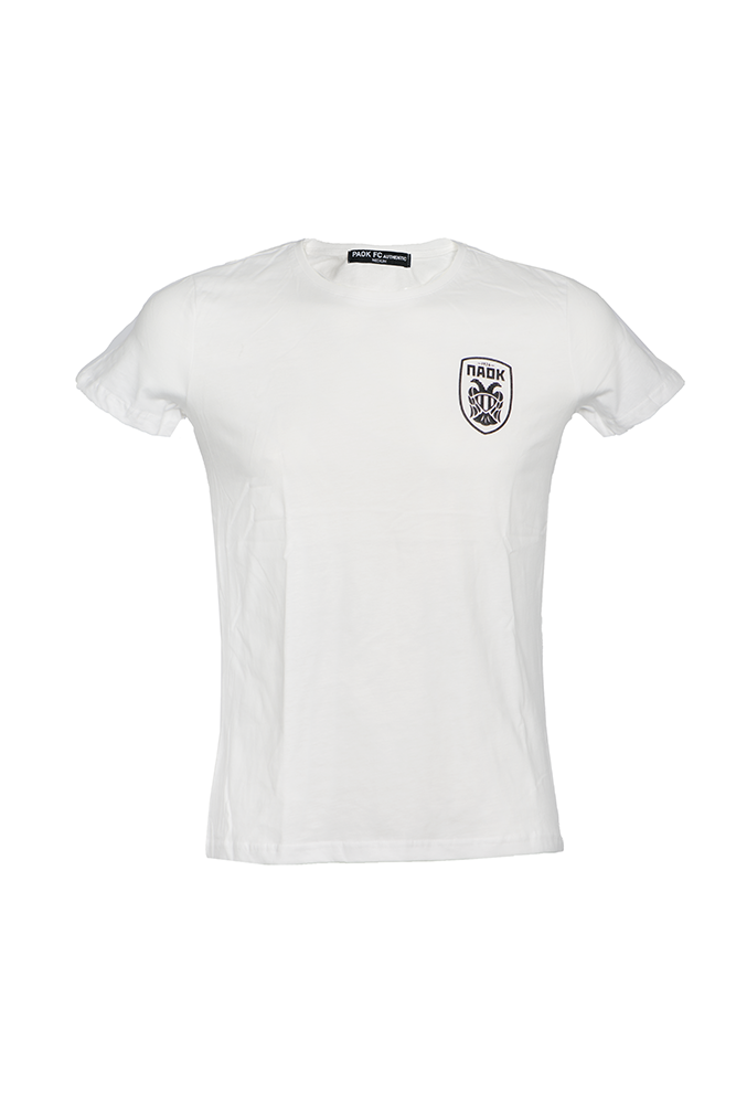 T-shirt Λευκό Γυναικείο Ανάγλυφο Σήμα 011451