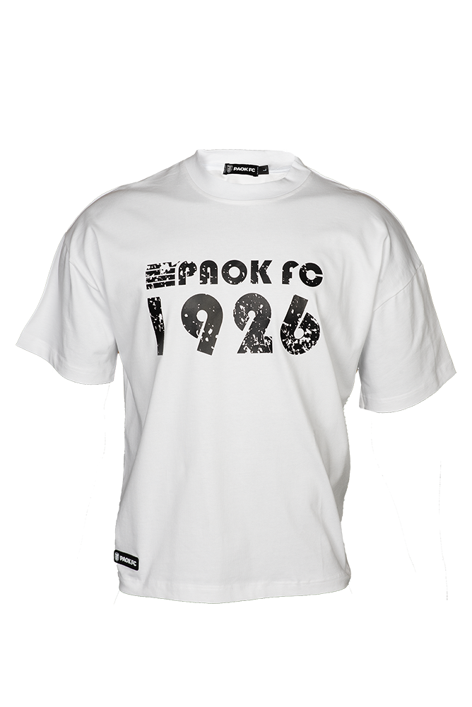 T-SHIRT OVERSIZED ΛΕΥΚΟ PAOK FC 1926