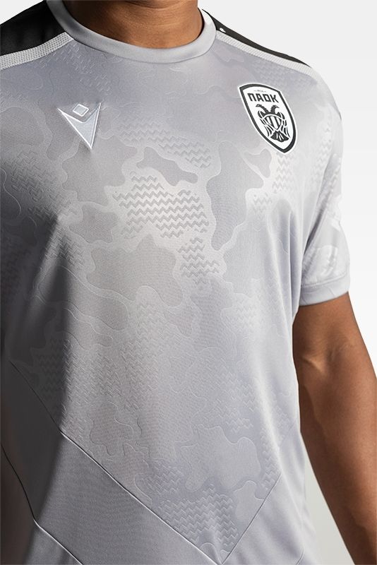 T-SHIRT ΠΑΟΚ ΠΡΟΠΟΝΗΣΗΣ ΓΚΡΙ 24-25