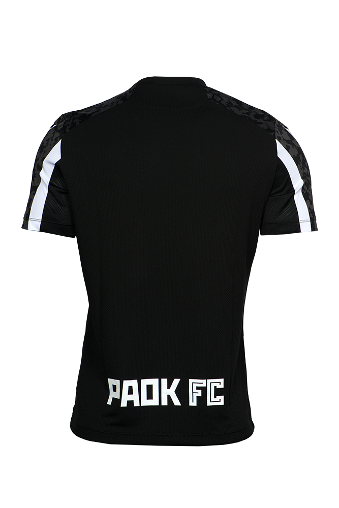 T-shirt ΠΑΟΚ Προπόνησης Μαύρο/Λευκό 21-22