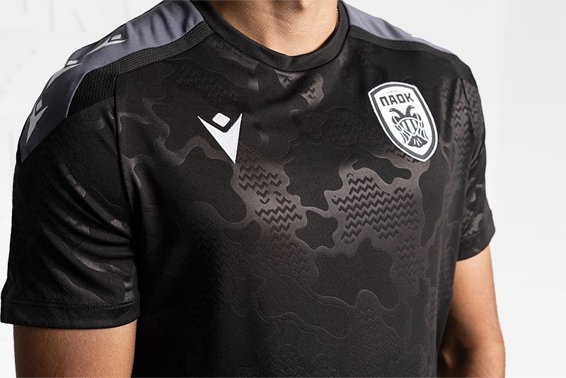 T-SHIRT ΠΑΟΚ ΠΡΟΘΕΡΜΑΝΣΗΣ ΜΑΥΡΟ 24-25