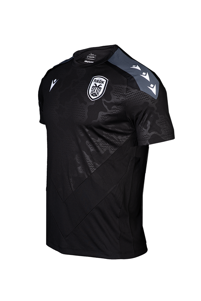 T-SHIRT ΠΑΟΚ ΠΡΟΘΕΡΜΑΝΣΗΣ ΜΑΥΡΟ 24-25