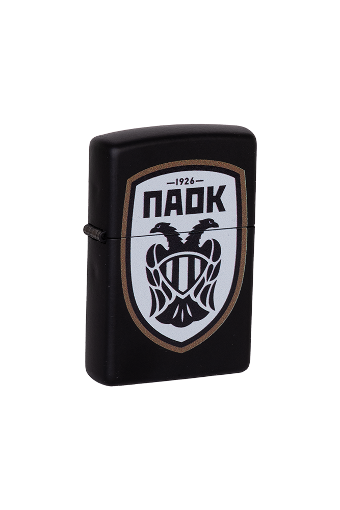 ZIPPO PAOK FC ΘΥΡΕΟΣ ΜΑΥΡΟ