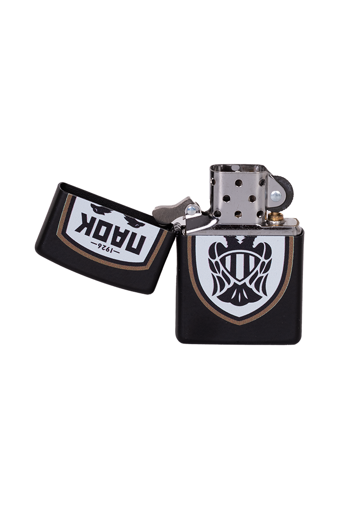 ZIPPO PAOK FC ΘΥΡΕΟΣ ΜΑΥΡΟ